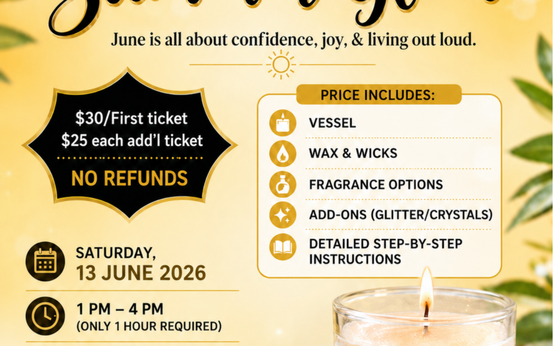 Veterans growing america: Summer Glow: Candle Making Experience: June 13, 2026