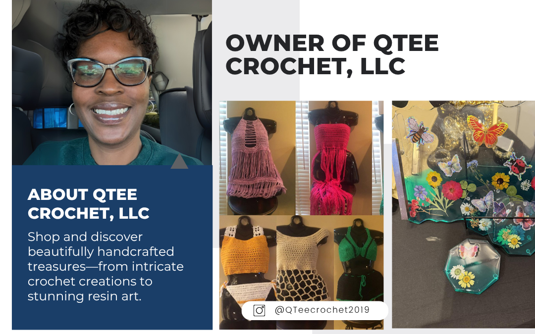 Your VGA Weekend Host June 13-14: Tanisha Nicholson, owner of QTEE Crochet, LLC